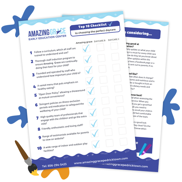 free top 10 checklist from Amazing Grace Early Education Centre