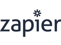 Integrates with Zapier