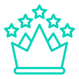 crown stars icon