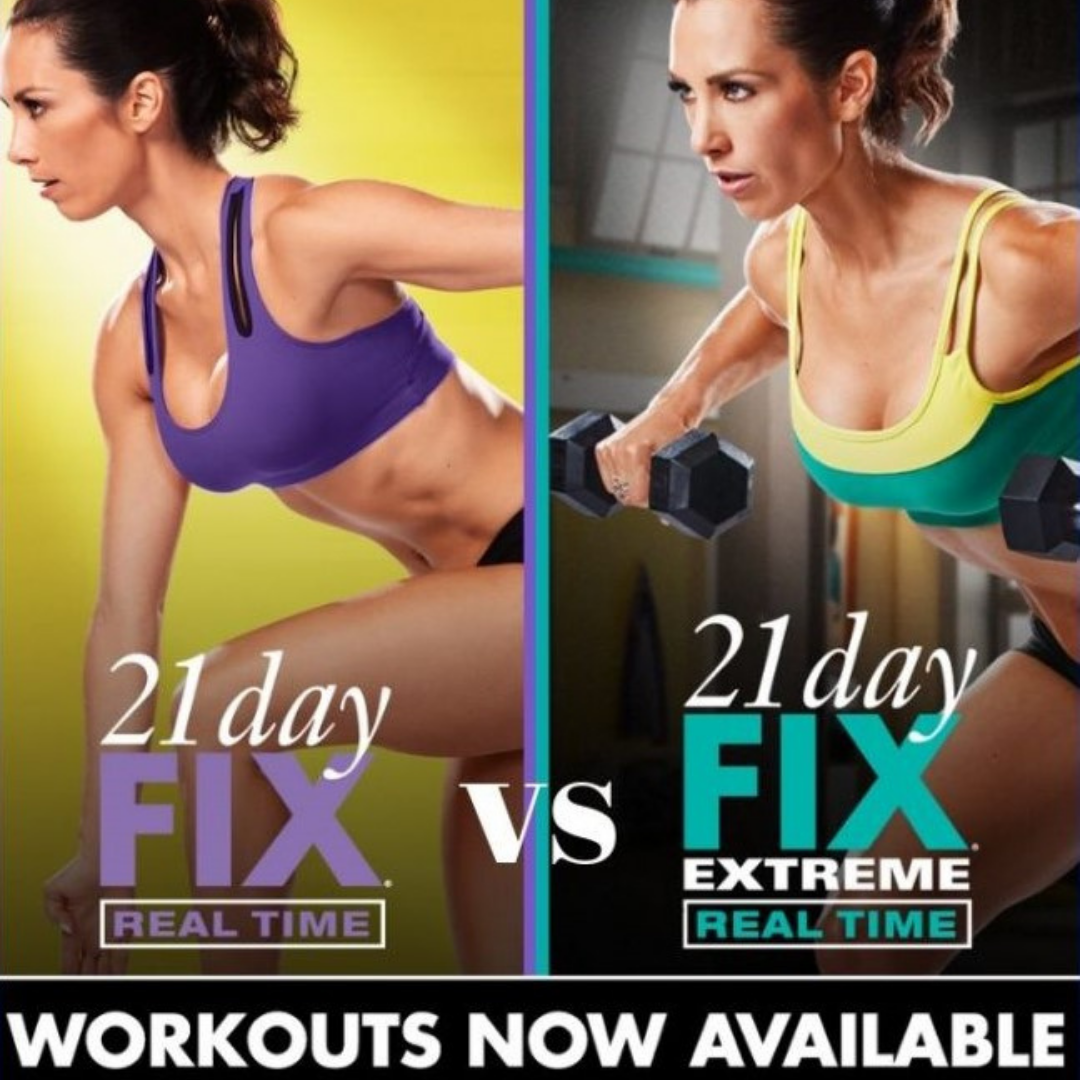21 day fix extreme vs real time