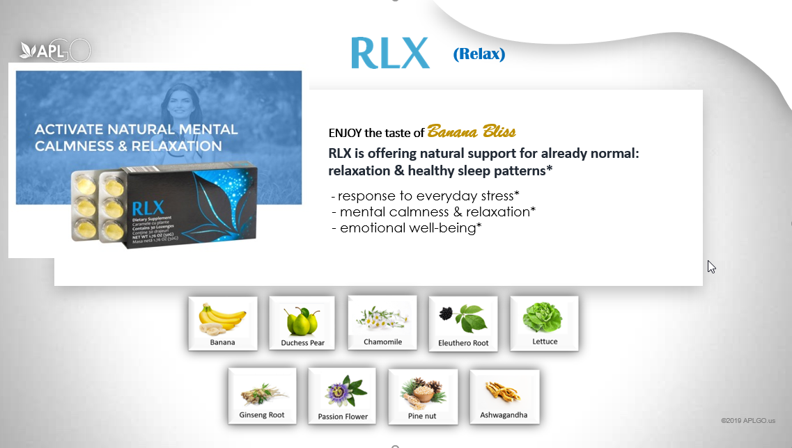 APLGO Product RLX Dietary Supplement