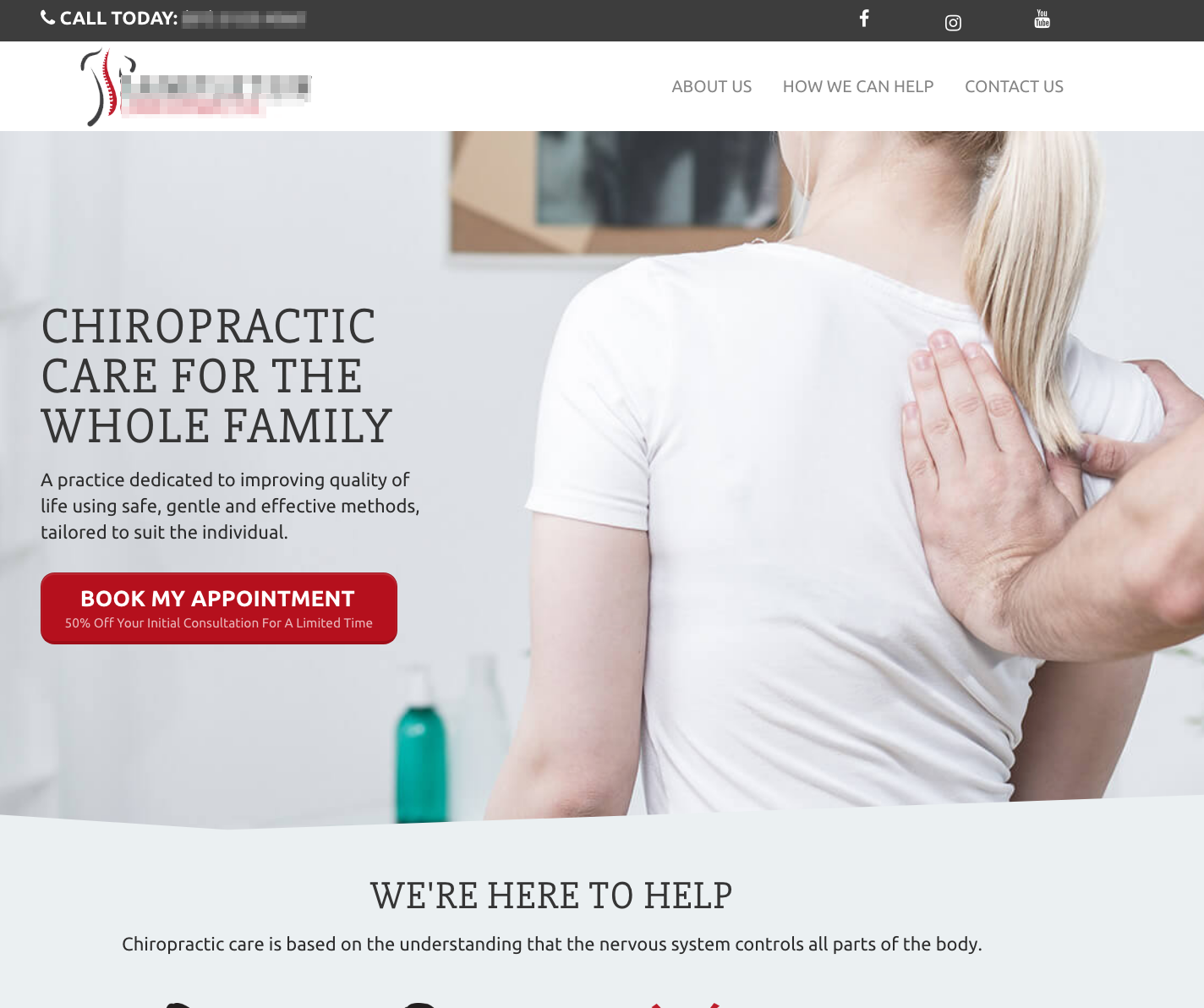 image of a women getting her back adjusted by a chiropractor