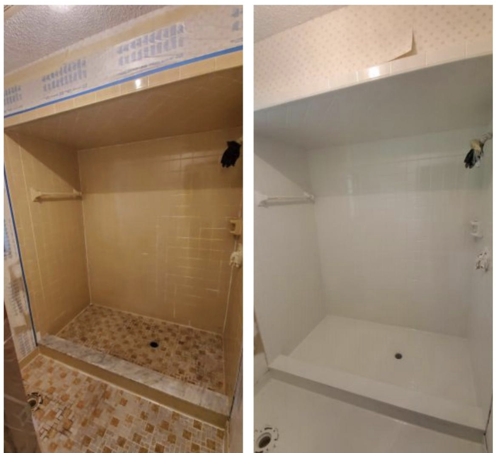 bathroom floor tile reglazing