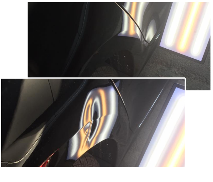 dent repair before and after