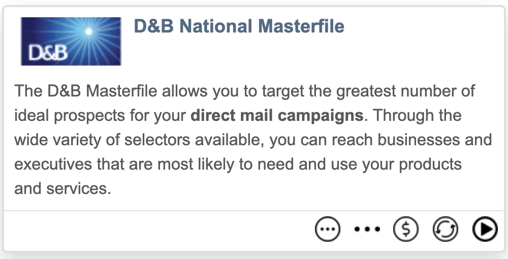D&B National Masterfile