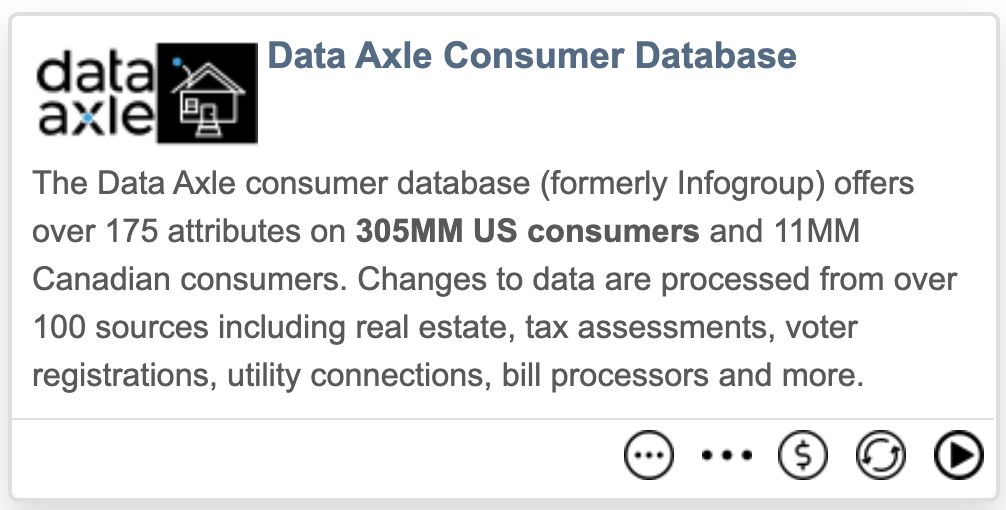 Data Axle Consumer Database
