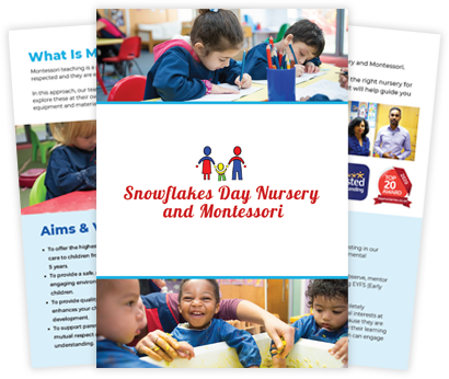 parent pack from Snowflakes Day Nursery and Montessori