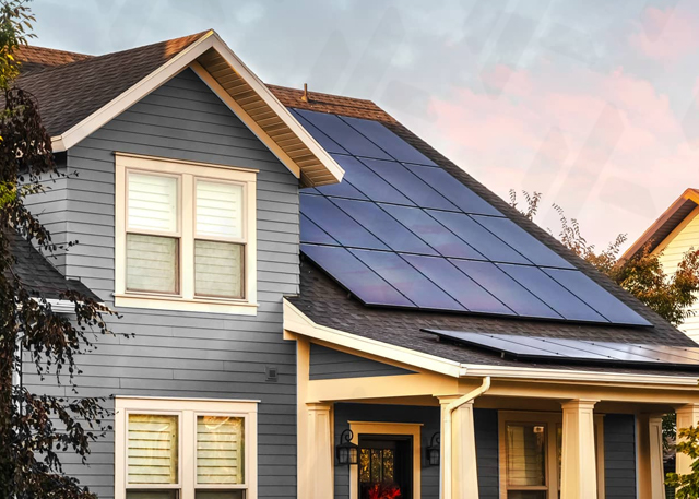 residential solar panel installation