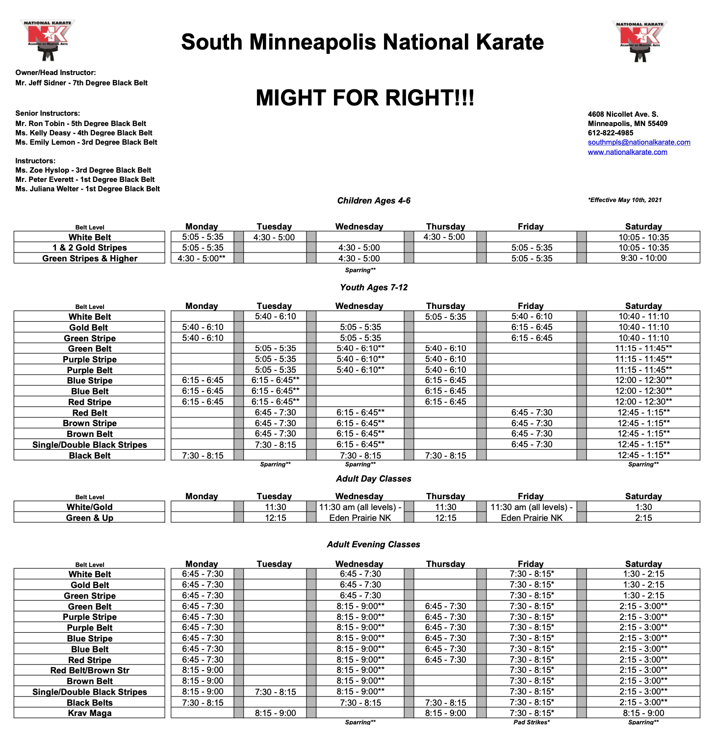 South Minneapolis National Karate