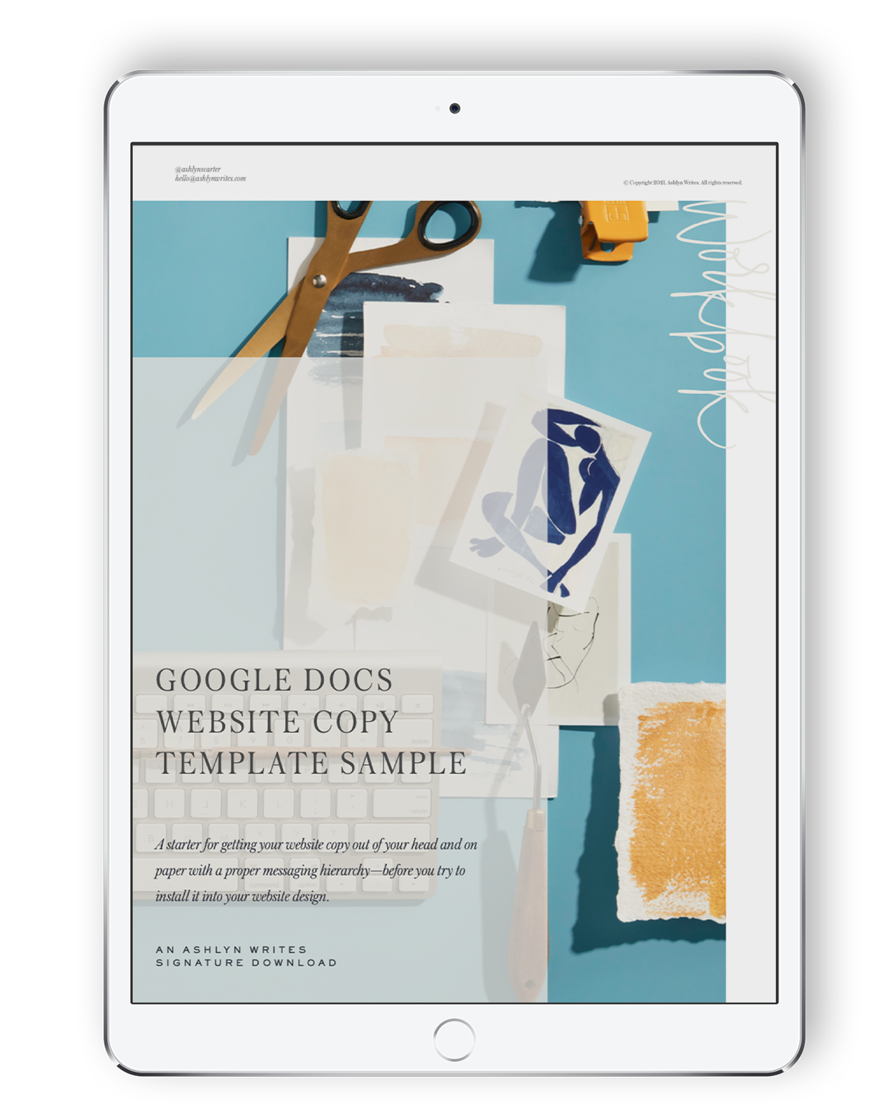 {FREE} Google Docs Website Copy Template Sample